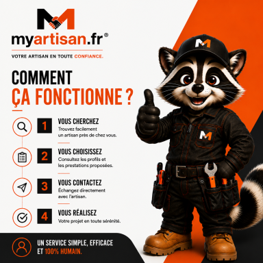 MyArtisan.fr®, plateforme mettant en relation les particuliers avec des artisans de confiance partout en France.